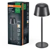 Image de OSRAM Luminaire extérieur ENDURA STYLE TABLE, 2,5W, 200lm, gris foncé, lampe de table, batterie rechargeable, IP54, gradation en continu, fonction de mémorisation de la luminosité