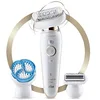 Image de Braun Epilateur Pour Femmes Pour Les Jambes Et Le Corps Silk-épil 9 9-060 3D Avec Tête Flexible À 360°, Etanche, Sans Fil, Kit D'Epilation Tout-En-Un Comprenant Sabot Tondeuse Et Brosse Exfoliante