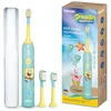Image de Beurer SC 11 Aqua Blue Bob L'éponge brosse à dents électrique pour enfants | 2 têtes de brosse à dents dès 3 et dès 6 ans, brosse à dents sonique pour enfants, très silencieux, étui pour brosse à dents