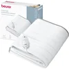 Image de Beurer TS 17 Surmatelas Chauffant, Matière Douce Non Tissée, Antidérapante grâce à la Fixation avec Elastique, 3 Niveaux de Température, 150x80cm, Système de Sécurité, Interrupteur Amovible, Lavable