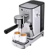 Image de WMF Lumero Machine à expresso avec porte-filtre 1400 W, 3 inserts, pour 1 à 2 tasses, convient également pour dosettes, 15 bar, surface de rangement pour tasse, buse de moussage à lait, acier