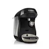 Image de Bosch Tassimo Happy friendly TAS109E Machine à capsules avec plus de 70 boissons, convient pour toutes les tasses, arrêt automatique, durable, parfaitement dosé, peu encombrante, 1400 W, noir/beige