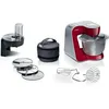 Image de Bosch MUM58710 Série 4 Robot de cuisine avec bol en acier inoxydable, mélangeur planétaire, éminceur continu, 3 tranches, 3 outils mélangeurs, passe au lave-vaisselle, 1000 W, fabriqué en Europe