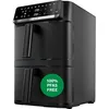 Image de Bosch AirFryer Série 6 MAFD661B0 Série 6 Friteuse à air chaud XXL 12 l Peu encombrante 6 programmes Sans PFAS Noir