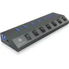 Image de ICY BOX IB-HUB1701-C3 Hub USB 3.0 Type-A à 7 Ports