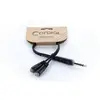 Image de Cordial 14886 Jackplug Audio Y-adapter [1x Jackplug male 6,3 mm (stereo) - 2x Jackplug female 3,5 mm] 0.30 m Zwart PVC-mantel, Tweelingkabel