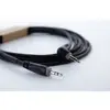 Image de Cordial 14831 Jackplug Audio Aansluitkabel [1x Jackplug male 3,5 mm - 1x Jackplug male 3,5 mm] 0.50 m Zwart PVC-mantel, Verdraaid