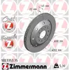 Image de OTTO ZIMMERMANN GMBH Disque de frein arrière gauche pour AUDI: RS4 (Ref: 100.3353.75)