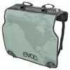 Image de EVOC TAILGATE PAD DUO pour le transport de vélos dans un pick-up (porte-vélos sans attelage, fixation de 2 vélos, accès rapide au levier du hayon, protection pour vélos et hayon), olive
