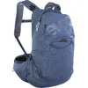 Image de Sac à dos EVOC TRAIL PRO 16 l avec protection pour les randonnées d'une journée et le trail, sac à dos de vélo (ultra-léger, compartiment pour poche à eau de 3 l, taille : L/XL), denim