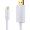 Image de sonero UCC021-010 Câble USB-C vers DisplayPort, 4K @ 60Hz avec 18Gbps, USB 3.1, ancienne mode, Thunderbolt 3 compatible avec MacBook Pro, Samsung S8, Dell XPS 15 et autres ordinateurs USB-C, 1,0 m blanc