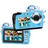 Image de Aquapix W3048-I Edge Iceblue Digitale camera 48 Mpix Ice, Blue Onderwatercamera, Frontdisplay