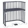 Image de Babybay Boxspring Co-Sleeper, Grey Varnished - 16100 g