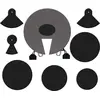 Image de XDrum DMUTE-FUS Set de sourdines de batterie Pro Fusion
