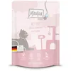 Image de MjAMjAM - Nourriture humide de qualité supérieure pour chats - Quetschie - Kitten poulet juteux avec huile de saumon, 1 paquet (1 x 300 g), sans céréales avec beaucoup de viande