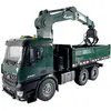 Image de Amewi 22568 Arocs Kranwagen 1:14 Elektro RC truck RTR Incl. accu en laadkabel, Met geluidsfunctie, Met lichteffect