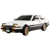 Image de Amewi 1:18 RC auto Elektro Straatmodel AE86 Sprinter Trueno Scale Drift Wit Brushed Achterwielaandrijving RTR 2,4 GHz Incl. accu en laadkabel