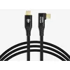 Image de Cobra Tether Câble Ethernet USB-C coudé Noir 10 m