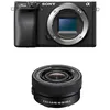 Image de Sony Alpha 6400 | Appareil photo sans miroir APS-C avec objectif Power-Zoom Sony 16-50 mm | Mise au point automatique rapide de 0,02 s avec reconnaissance oculaire pour les humains et les animaux,