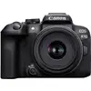 Image de Canon EOS R10 + RF-S 18-45mm F4.5-6.3 IS STM Digitale spiegelreflexcamera Incl. RF-S 18-45 mm lens 24.2 Mpix Zwart 4K video, Beeldstabilisatie, WiFi,
