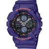 Image de CASIO Montre analogique à quartz numérique pour homme avec bracelet en résine, lilas, bracelet