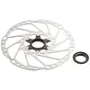 Image de SHIMANO Mixte - Adulte E-SMRT64LEC Disque de Frein, Argent, Diamètre: 203mm