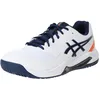 Image de ASICS Homme Gel-Dedicate 8 Sneaker, White Black, 47 EU