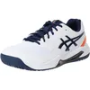Image de ASICS Gel Dedicate 8 Chaussures de tennis pour homme, blanc/noir, 41.5 EU