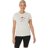 Image de Asics Fujitrail Logo Short Sleeve Top Vrouw Beige