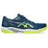 Image de ASICS Solution Swift FF 2 Clay, Baskets pour homme, Mako Blue Jaune de sécurité, 39.5 EU