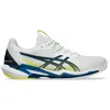 Image de ASICS Baskets Solution Speed Ff 3 Clay pour homme, Blanc Mako Bleu, 44 EU