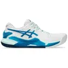 Image de Asics Gel-Resolution 9 Clay, Baskets Femme, 38 EU, White Teal Blue, 38 EU
