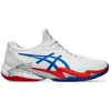 Image de ASICS Court FF 3 Novak, Baskets pour homme, Blanc Bleu Asics, 42 EU