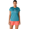 Image de Asics FUJITRAIL LOGO SS TOP Vrouw Blauw