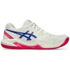 Image de ASICS Gel-Dedicate 8, Sneaker Femme, 43.5 EU, Crème Darl Cobalt, 43.5 EU