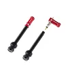 Image de GRANITE Juicy Nipples Paires de Valves Tubeless Cycle + Bouchons démonte Obus Adulte Unisexe, Red, 60mm