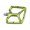 Image de Funn Python Pédales Plates pour Vélo - Pédales de Vélo à Plateforme Large pour Vélo BMX/VTT, Axe en CrMo de 9/16 pouces (Vert)