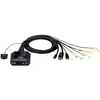 Image de ATEN 2-Port USB-C-DisplayPort-Kabel KVM Switch KVM-console DisplayPort 4096 x 2160 Pixel