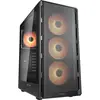 Image de Cougar 382GA50.0003 Midi-tower PC-behuizing Zwart 4 voorgeïnstalleerde ventilators, Zijvenster, Geïntegreerde verlichting