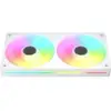 Image de Cougar Unity240-FB PC-ventilator Wit (b x h x d) 243.6 x 125 x 25 mm Incl. LED-verlichting