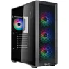 Image de SilverStone Technology FARA 515XR Expérience d'un flux d'air exceptionnel : boîtier ATX milieu de gamme avec prise en charge de deux refroidisseurs et un superbe éclairage arc-en-ciel, noir,