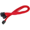 Image de SilverStone SST-PP07-EPS8R - 30cm EPS 8pin vers EPS/ATX 4+4pin Cable d'extension manchonné, rouge