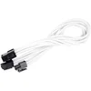 Image de SilverStone SST-PP07-EPS8W - Câble d'extension gainé 30 cm EPS 8 broches vers EPS/ATX 4+4broches, blanc