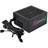 Image de Aerocool LUXPRORGB1000M Bloc d'alimentation semi-modulaire RVB 1000 W, 80Plus Gold + 90%, condensateurs japonais, ventilateur APFC 14 cm FDB, ATX 3.0 et PCIe 5.0, compatible ARGB, noir
