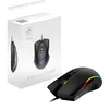 Image de MSI FORGE GM300 Souris de jeu   Capteur optique 7200 DPI, symétrique, commutateurs à clic de plus de 10 m, 7 boutons, latence 8 ms, LED RVB, 118 g   Filaire