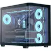 Image de AeroCool P500C-G-BK-V1 Midi-tower PC-behuizing Zwart, Wit
