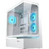 Image de Cougar CFV235 Midi-tower PC-behuizing Wit 1 voorgeïnstalleerde ventilator, Geïntegreerde verlichting, Zijvenster, Stoffilter