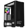 Image de Thermaltake S380 TG ARGB Tour Moyen Gaming | Ventilateurs ARGB PWM préinstallés (SF360 Reverse + SF120) | Verre trempé | USB 3.2 x1 USB 3.0 x2 | Panneau frontal | Noir