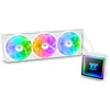 Image de Thermaltake TH360 V3 ARGB - Refroidissement à eau tout-en-un - Bloc d'eau Infinity Mirror Design - Tête de pompe rotative - Ventilateur à cadre unique - Neige