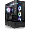 Image de Thermaltake View 370 TG ARGB Tour Moyen Gaming | Ventilateurs ARGB PWM préinstallés (SF360 Reverse + SF120) | Verre trempé | USB 3.2 x1 USB 3.0 x2 | Panneau frontal | Noir